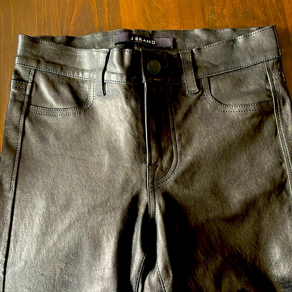 J Brand Leather Pants